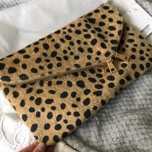 Vici collection leopard clutch